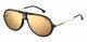 Carrera  For Him sunglasses with a BLACK frame and GOLD MIRROR lens with a lens width of 60mm and model number Carrera 1020/S